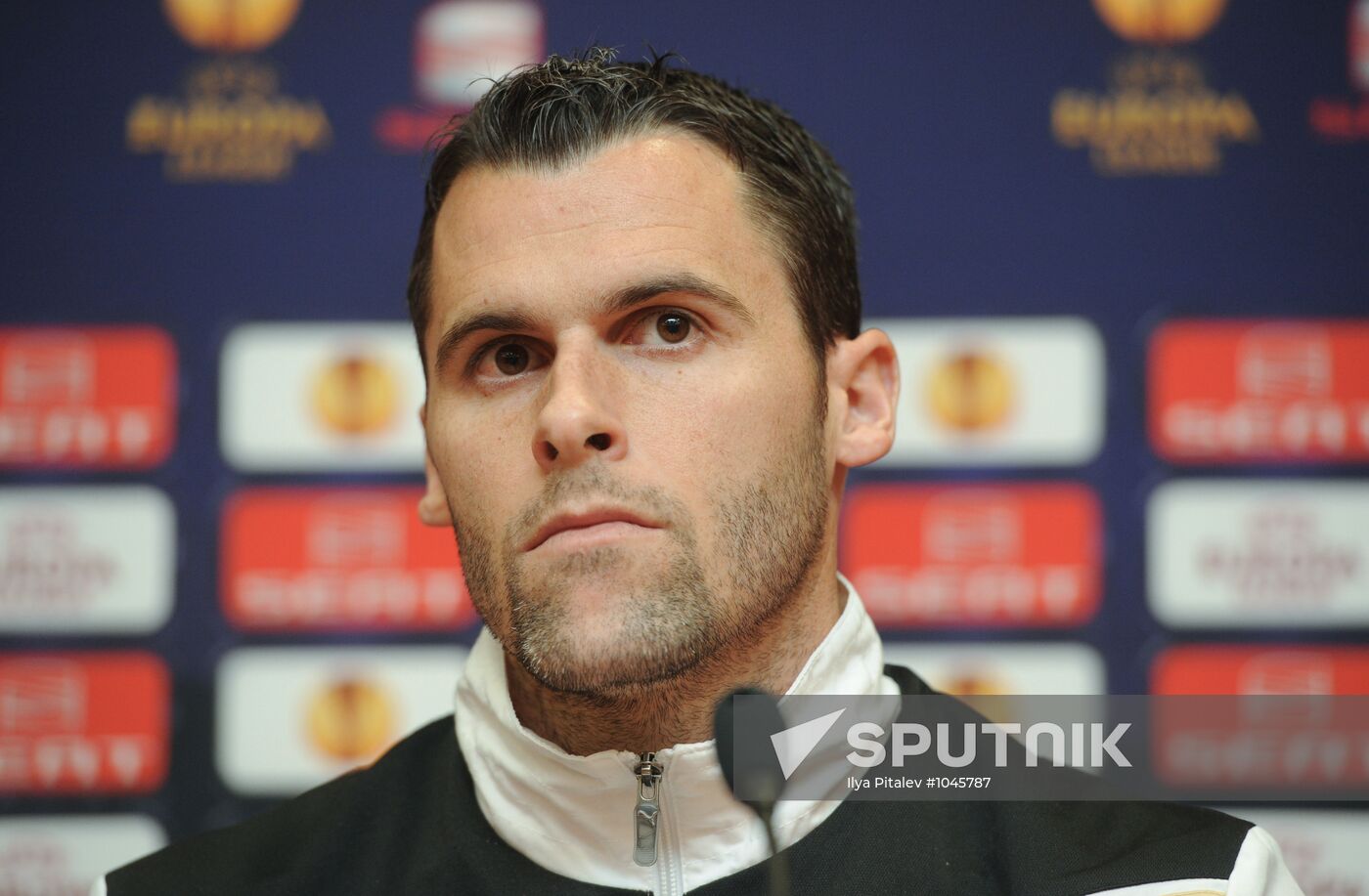 UEFA Europa League. Olympiacos Piraeus holds press conference