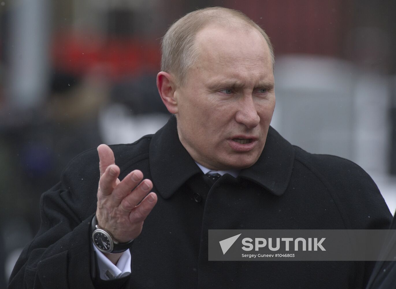 Vladimir Putin at the Tomb of the Unknown Soldier