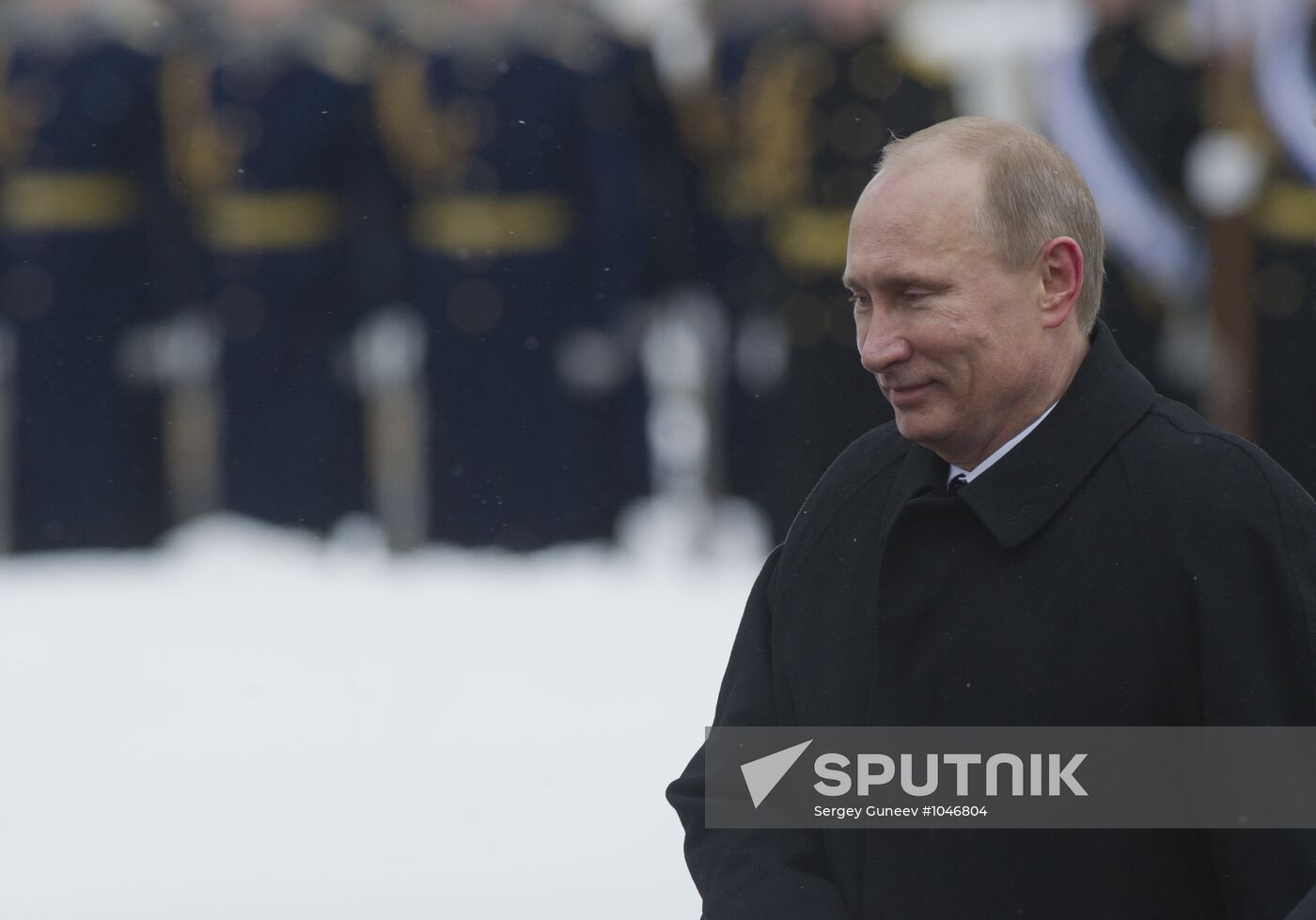 Vladimir Putin at the Tomb of the Unknown Soldier