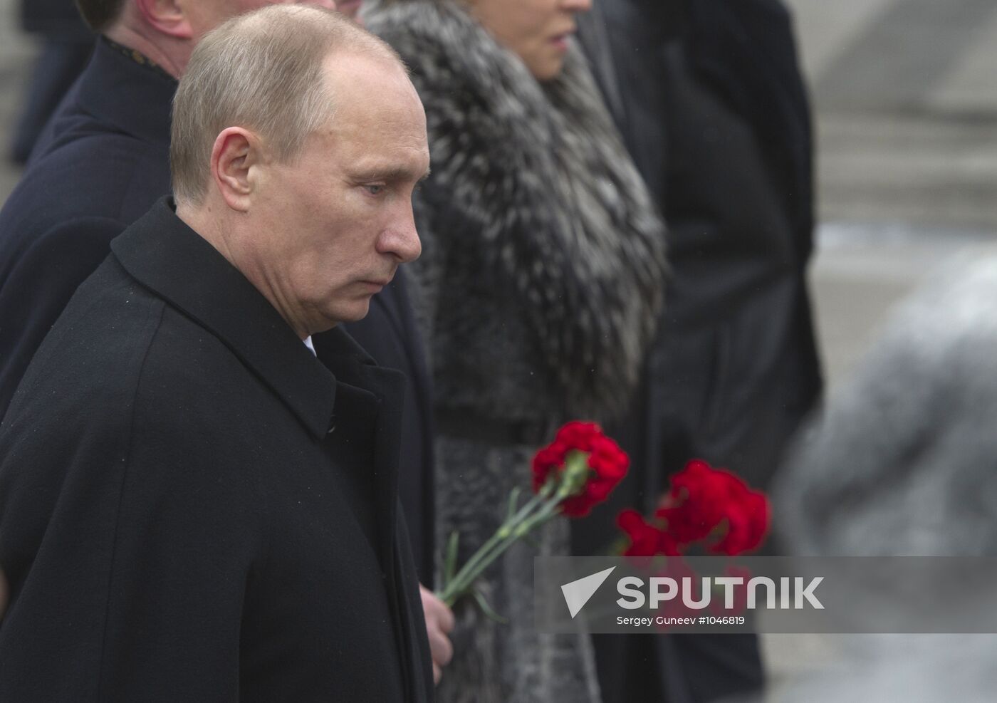 Vladimir Putin at the Tomb of the Unknown Soldier