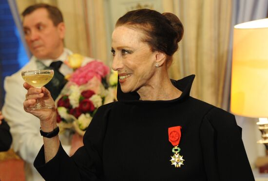 Order of Legion of Honor presented to Maya Plisetskaya