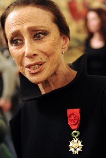 Order of Legion of Honor presented to Maya Plisetskaya