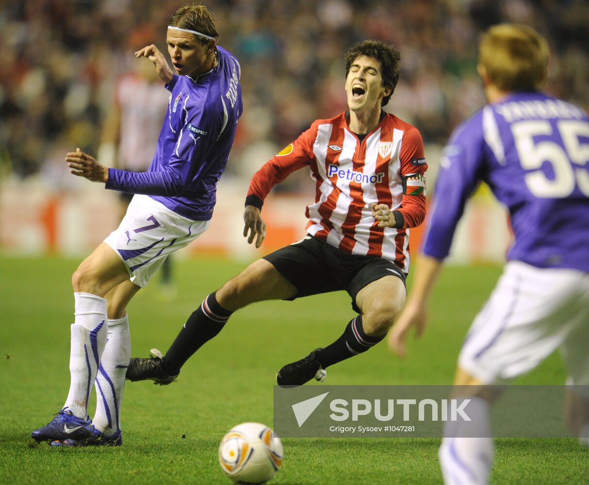 Football Europa League. Match Athletic - Lokomotiv