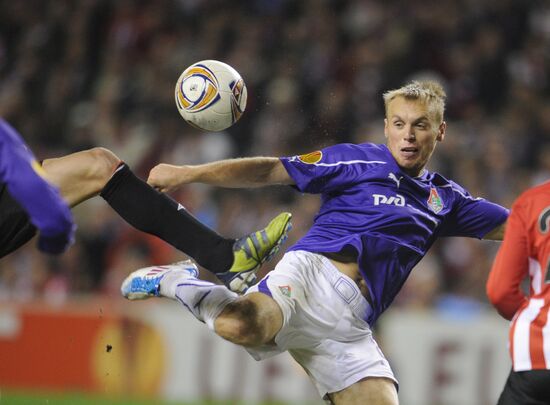 Football Europa League. Match Athletic - Lokomotiv