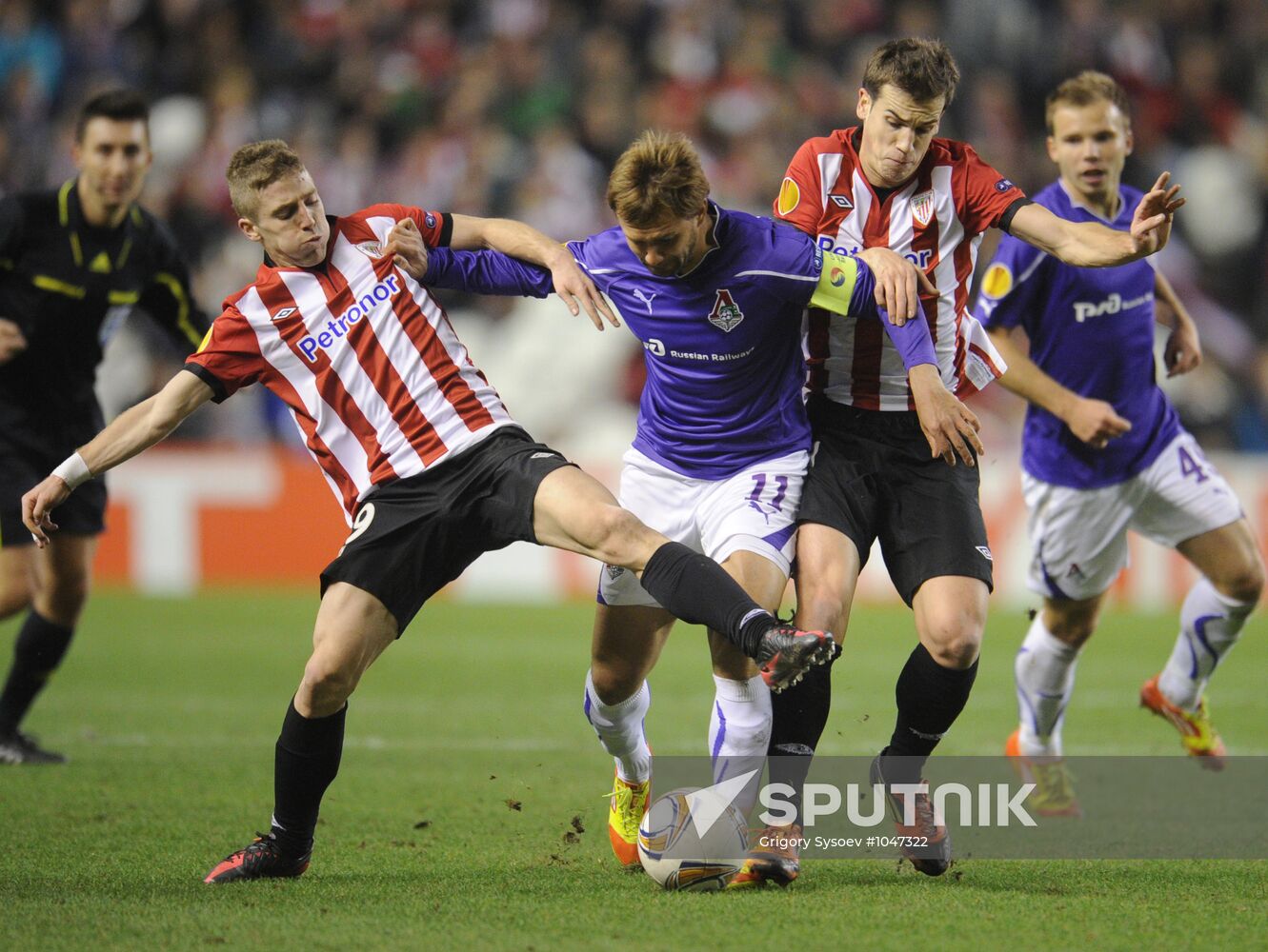 Football Europa League. Match Athletic - Lokomotiv