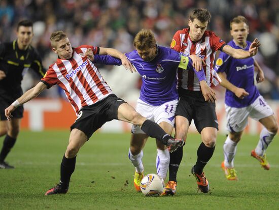 Football Europa League. Match Athletic - Lokomotiv