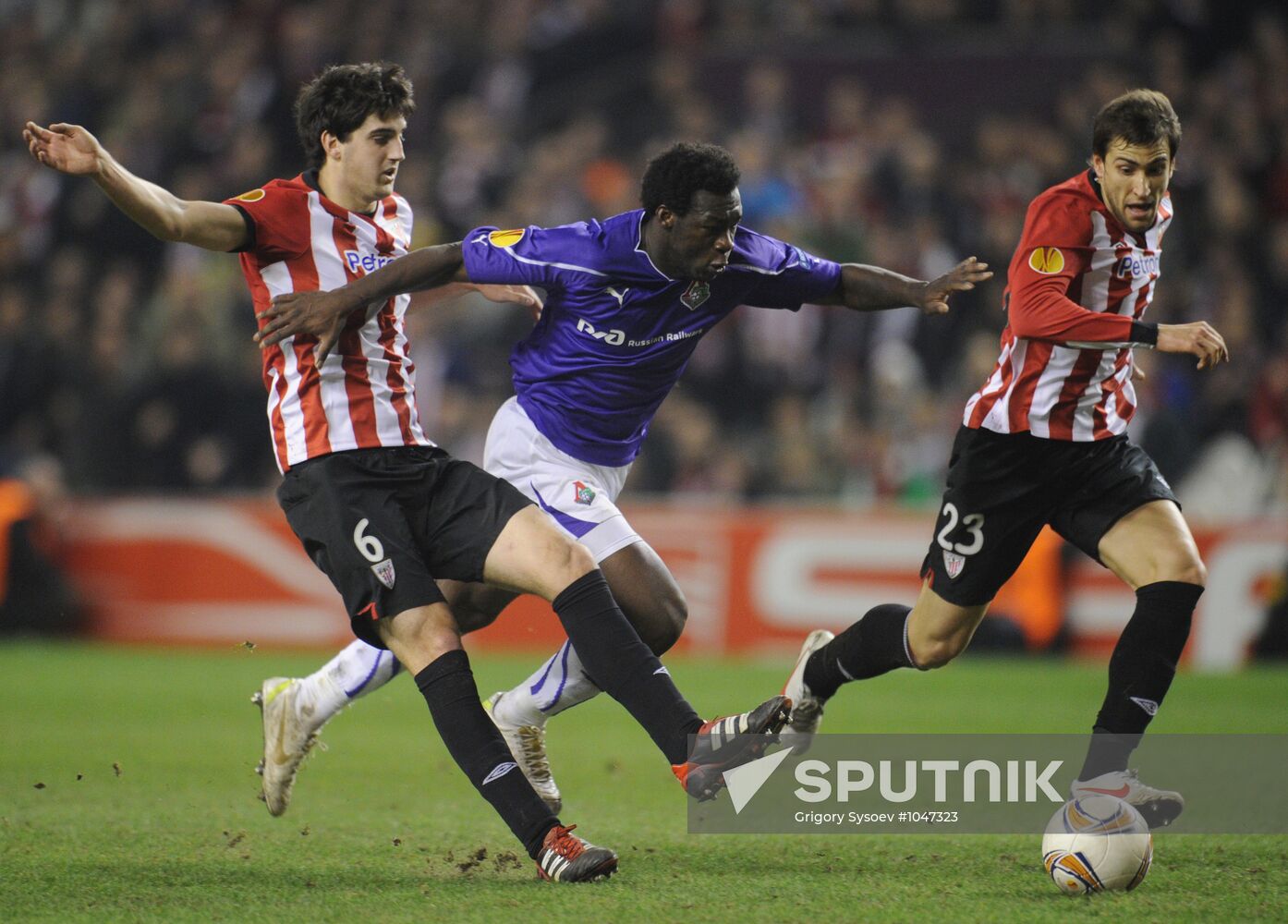 Football Europa League. Match Athletic - Lokomotiv