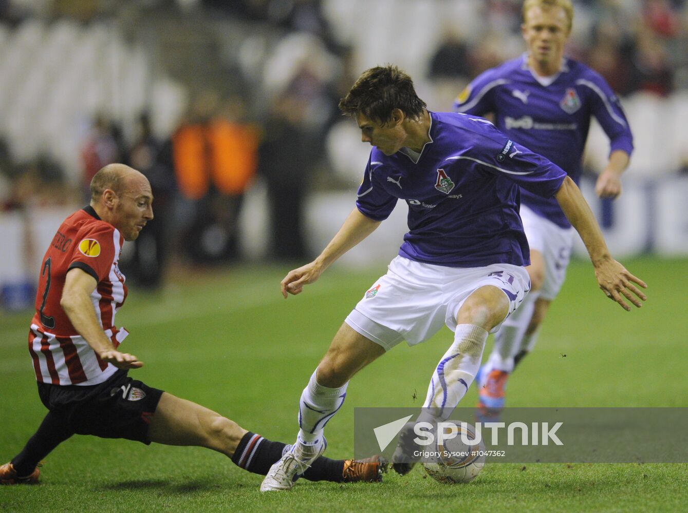 Football Europa League. Match Athletic - Lokomotiv