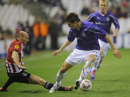 Football Europa League. Match Athletic - Lokomotiv
