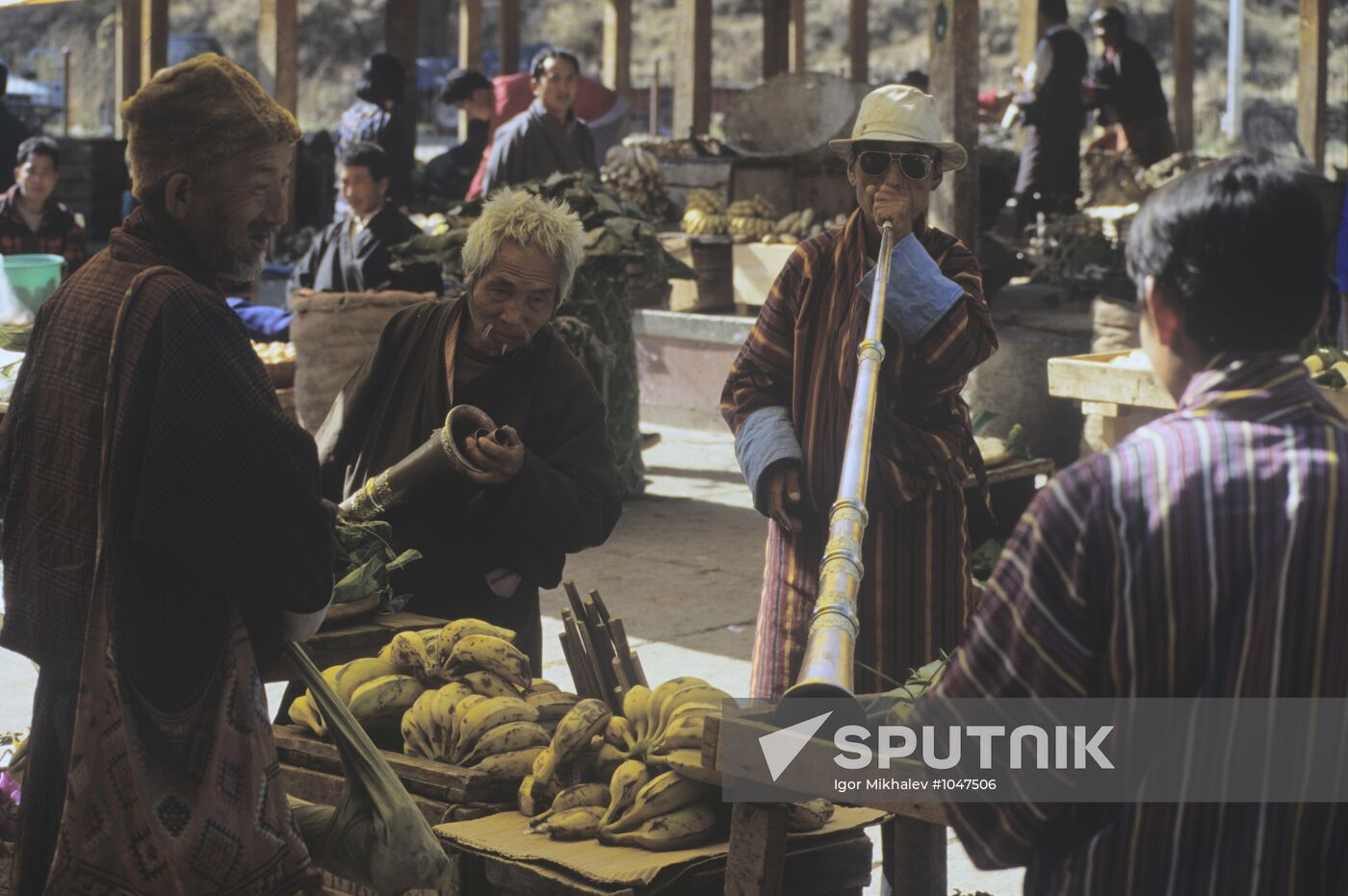 In a Bhutanese market