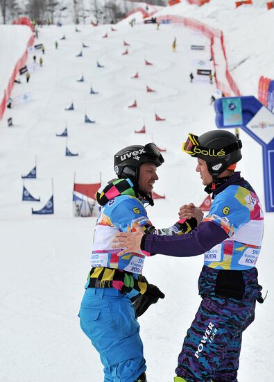 FIS Snowboard European Cup. Parallel GS