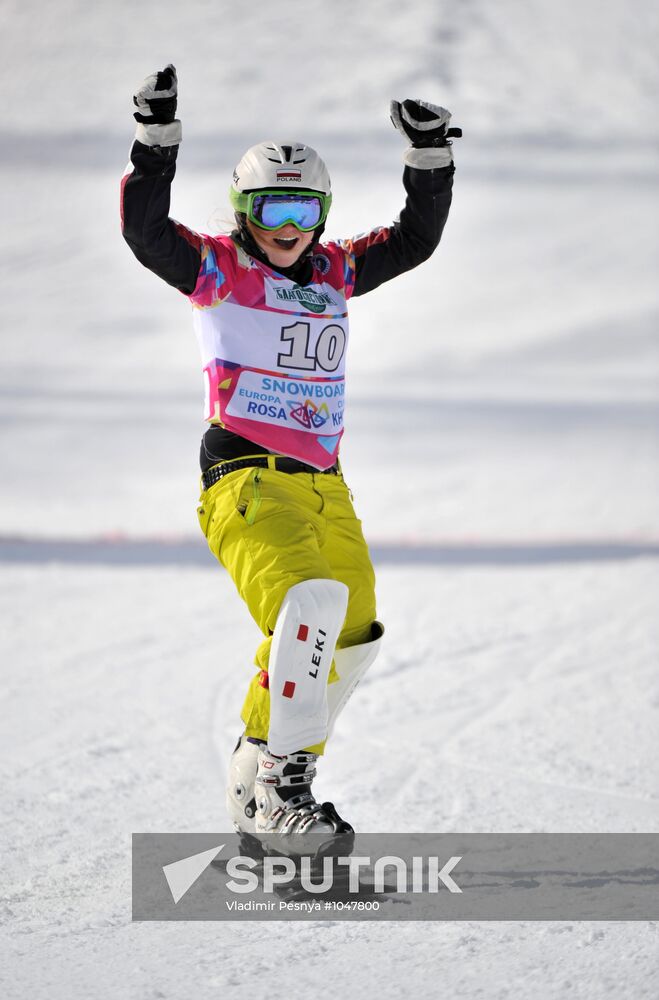 FIS Snowboard European Cup. Parallel slalom
