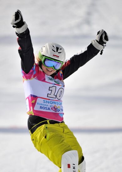 FIS Snowboard European Cup. Parallel slalom