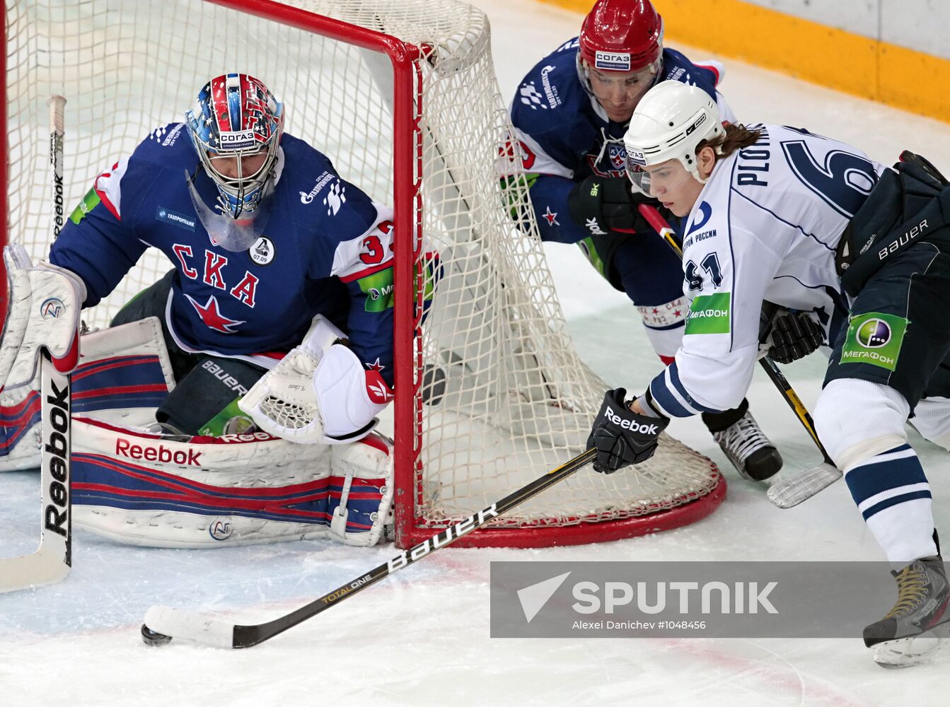 Hockey KHL. Match SKA - Amur