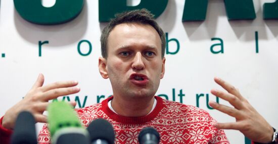 Press conference of non-system opposition in St. Petersburg