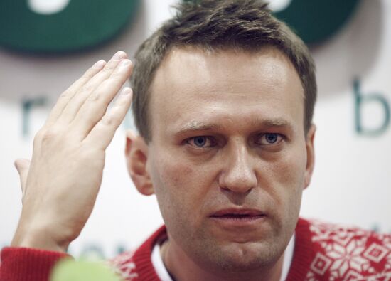 Press conference of non-system opposition in St. Petersburg