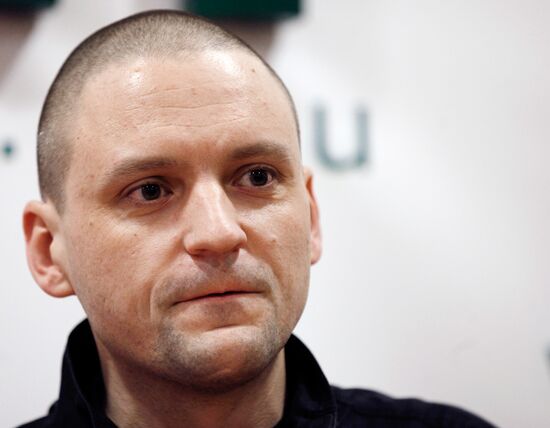 Press conference of non-system opposition in St. Petersburg