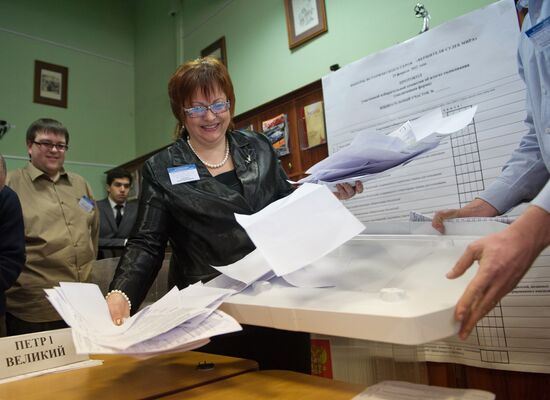 Open doors day in Moscow's polling stations