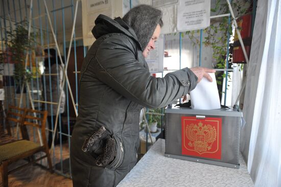 Early voting in Russian presidential elections
