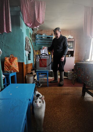 Early voting in Russian presidential election
