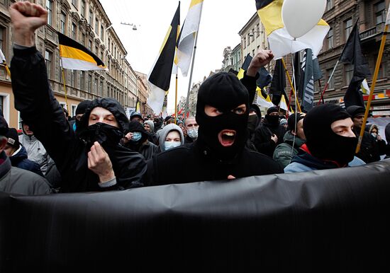 For Fair Elections rally in St Petersburg