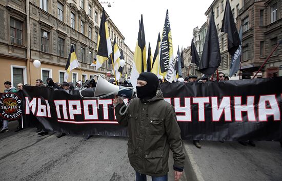 For Fair Elections rally in St Petersburg