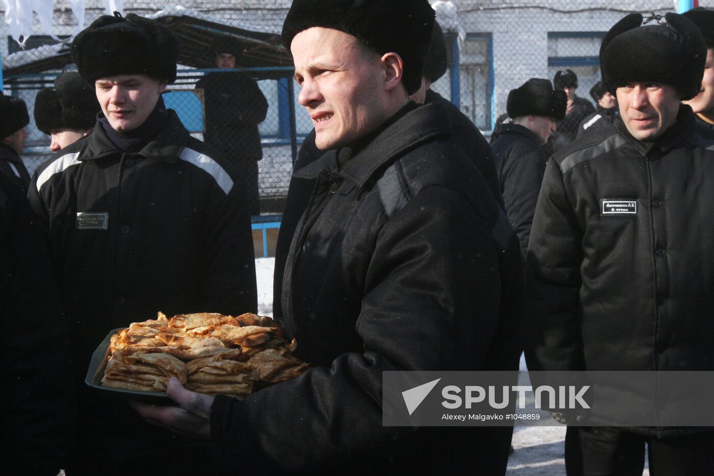 Shiroka Maslenitsa celebration in the colony № 12 in Omsk