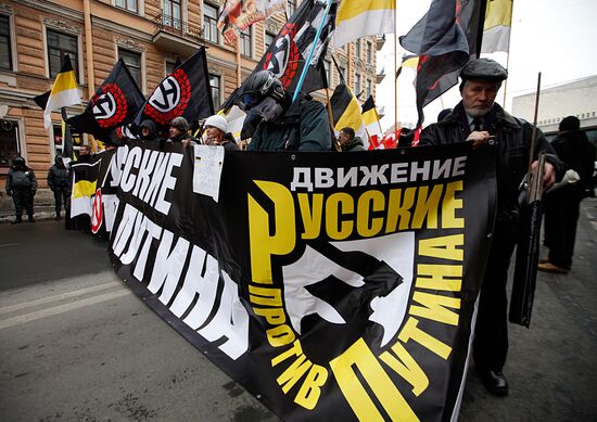 Rally "For Fair Elections" in St Petersburg