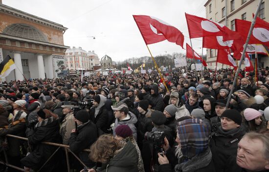 Rally "For Fair Elections" in St Petersburg