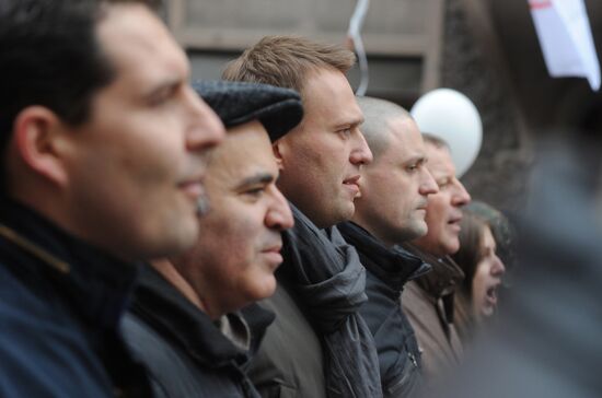 Rally "For Fair Elections" in St Petersburg