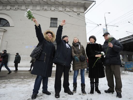 White Circle rally staged in Moscow