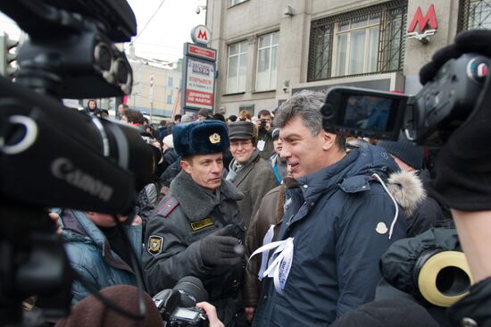 White Circle rally staged in Moscow