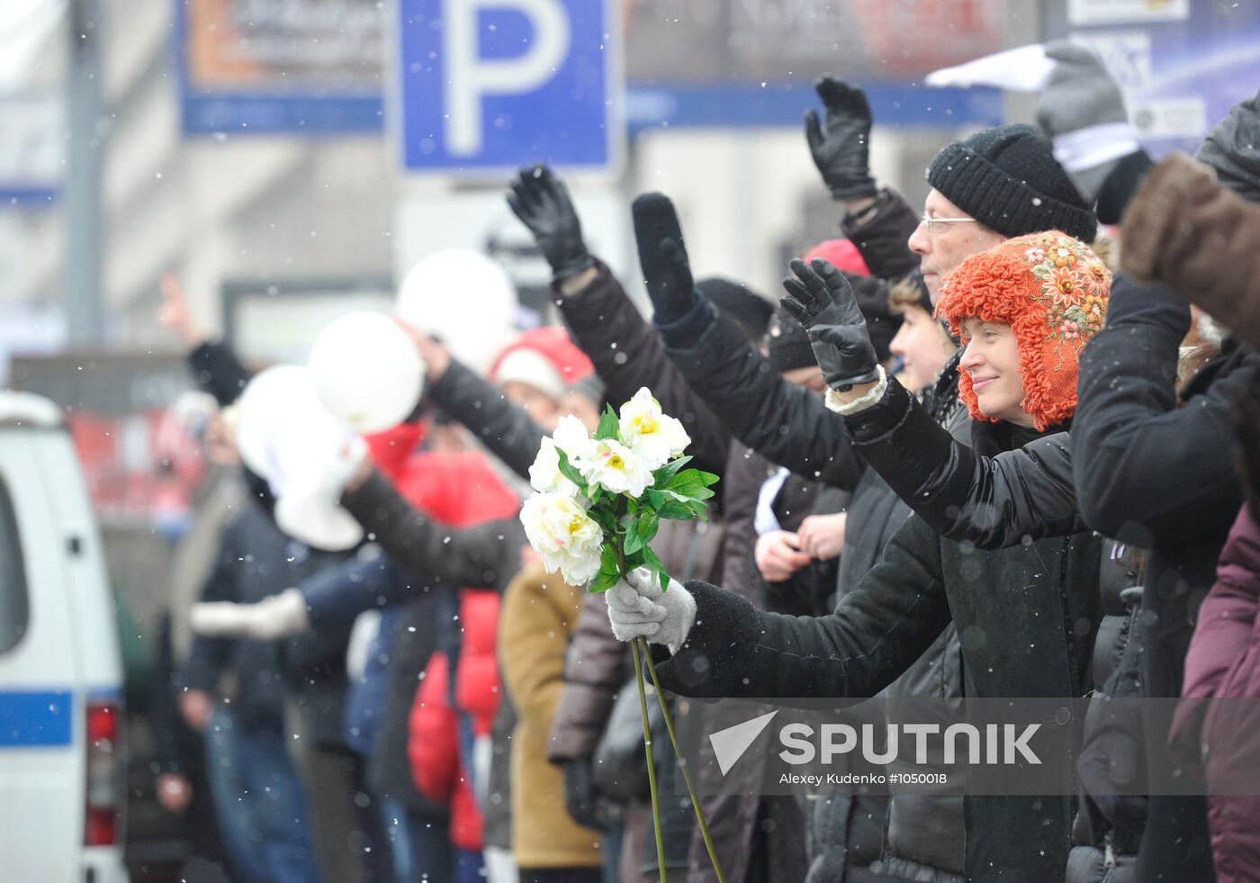 White Circle rally staged in Moscow
