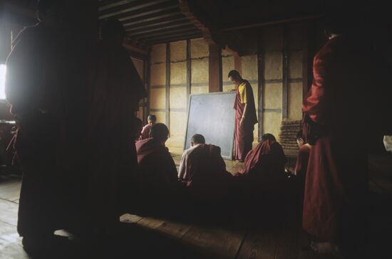 Novice Buddhist monks