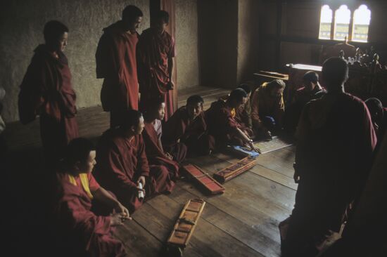 Novice Buddhist monks
