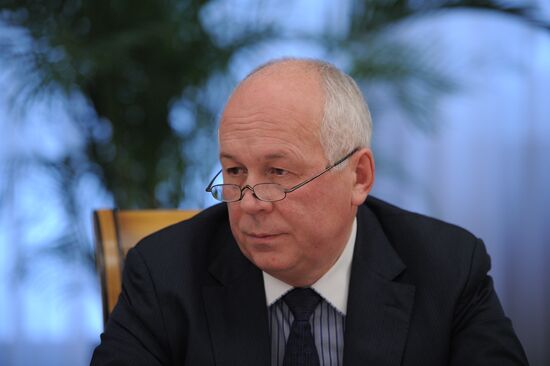 V.Putin conducts conference in Novo-Ogaryovo