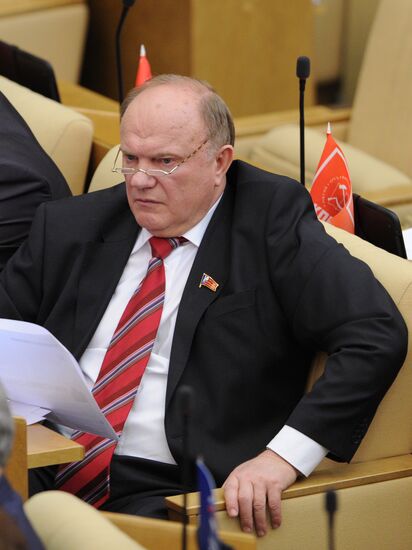 State Duma's plenary session