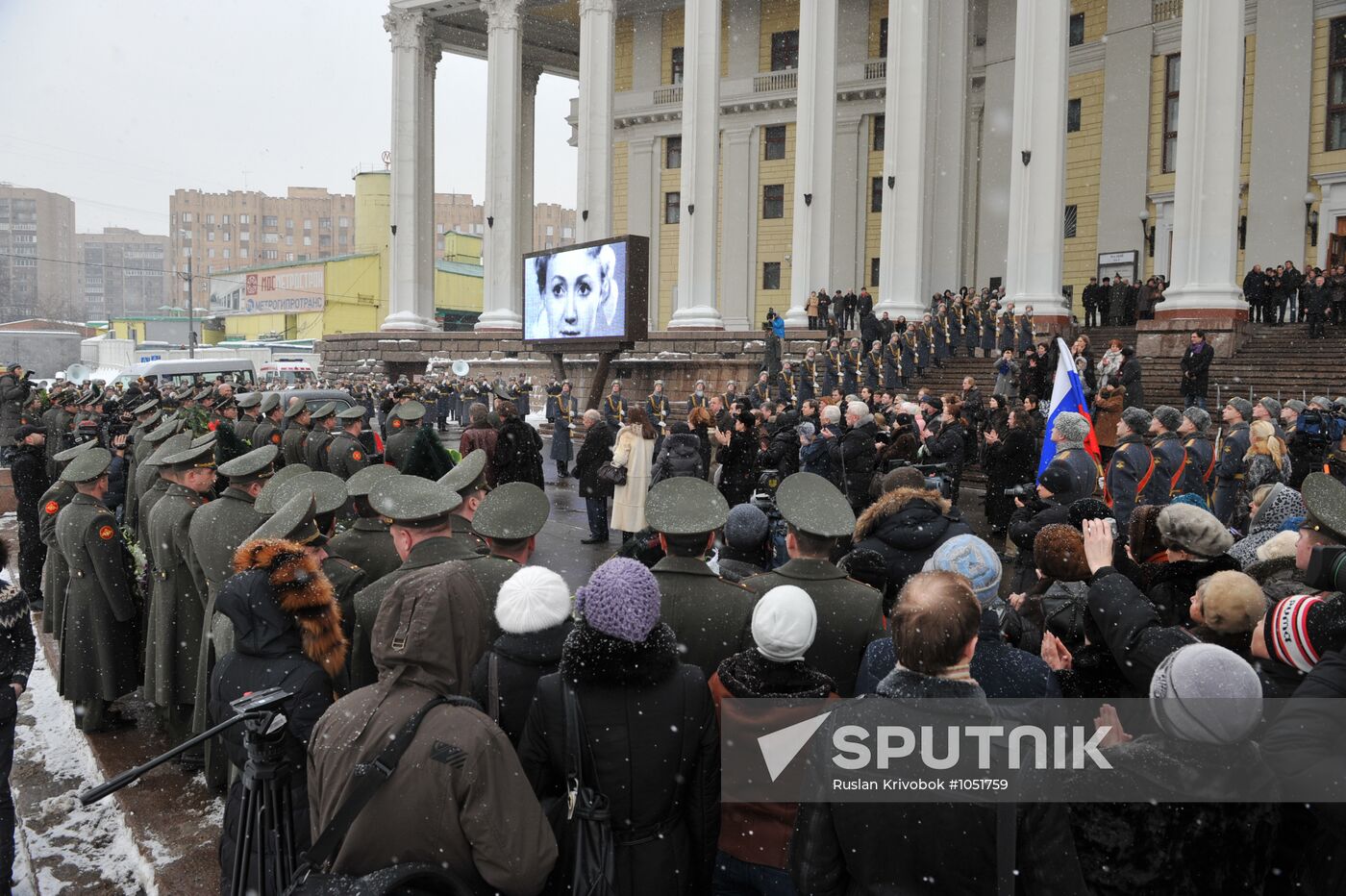 Final farewell paid to actress Ludmila Kasatkina
