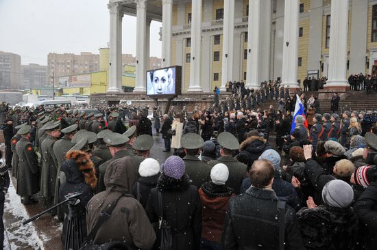 Final farewell paid to actress Ludmila Kasatkina