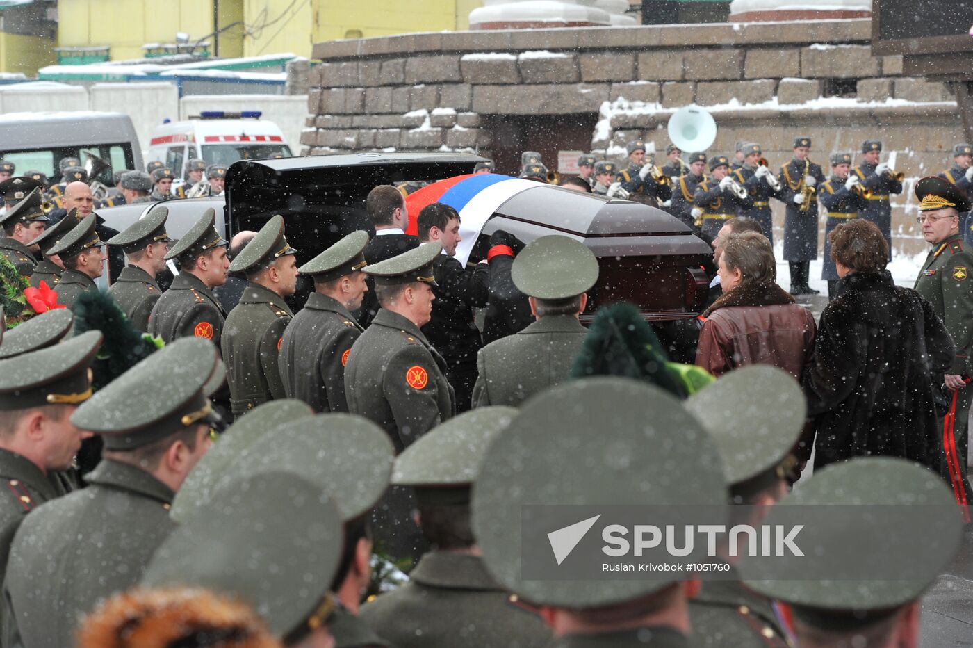 Final farewell paid to actress Ludmila Kasatkina