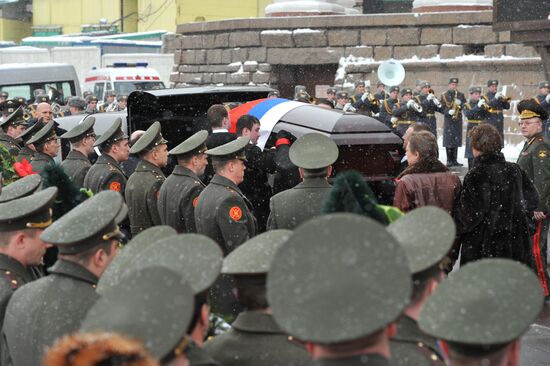 Final farewell paid to actress Ludmila Kasatkina