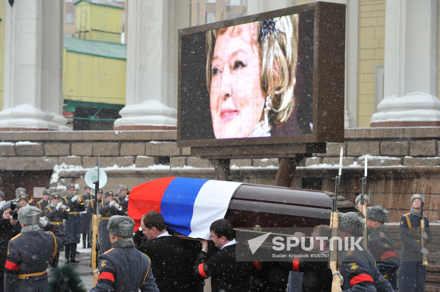 Final farewell paid to actress Ludmila Kasatkina