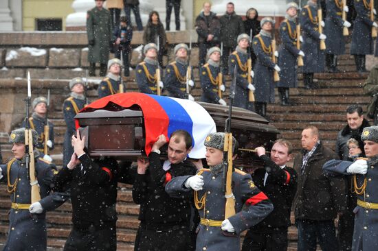 Final farewell paid to actress Ludmila Kasatkina