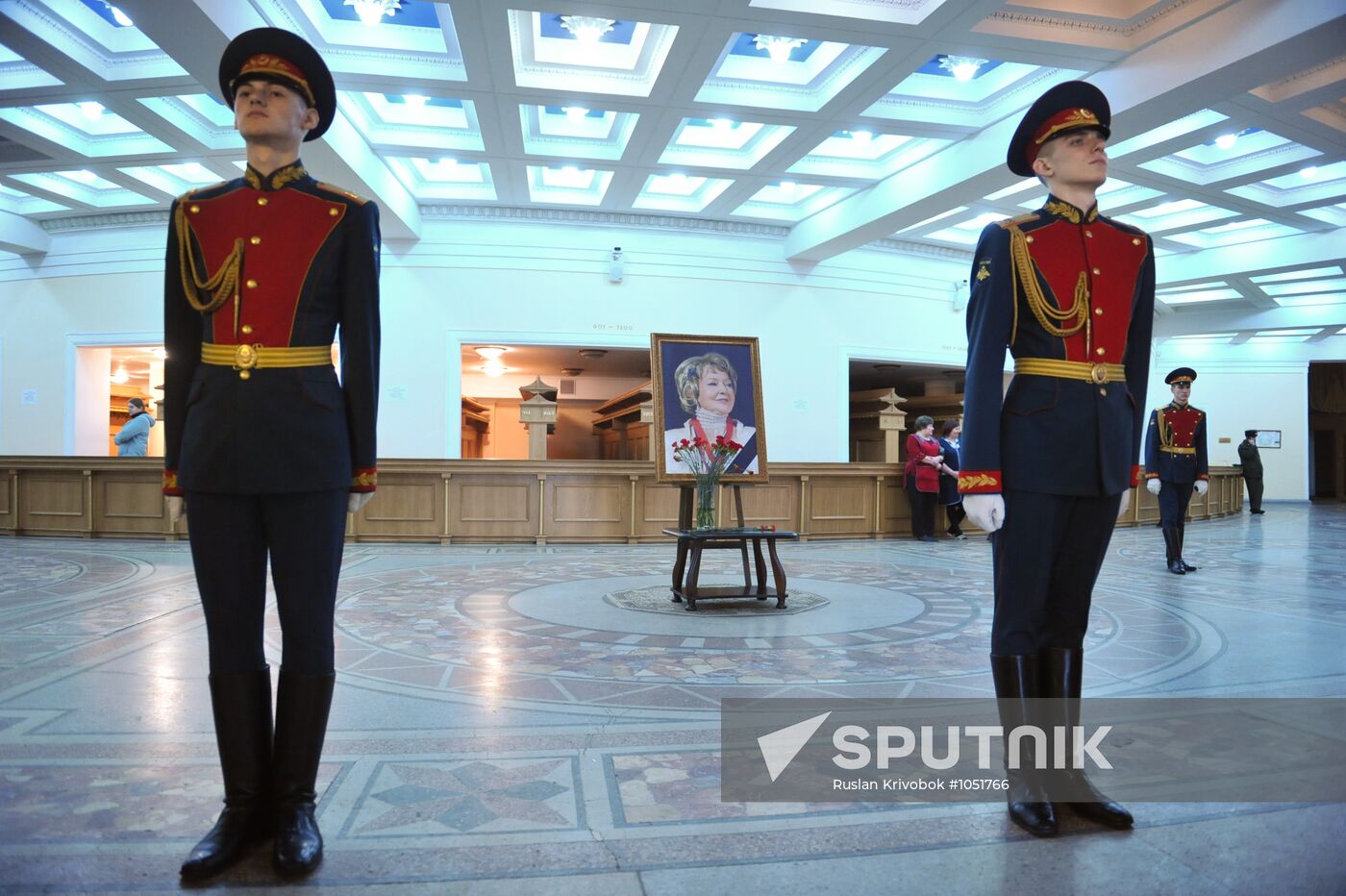 Final farewell paid to actress Ludmila Kasatkina