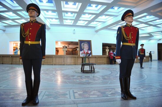 Final farewell paid to actress Ludmila Kasatkina