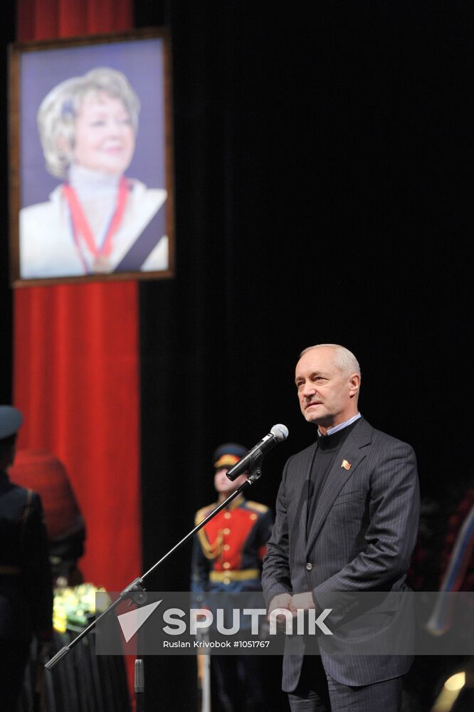 Final farewell paid to actress Ludmila Kasatkina