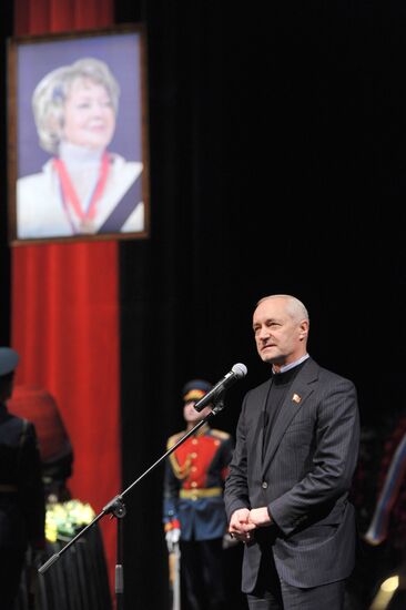Final farewell paid to actress Ludmila Kasatkina