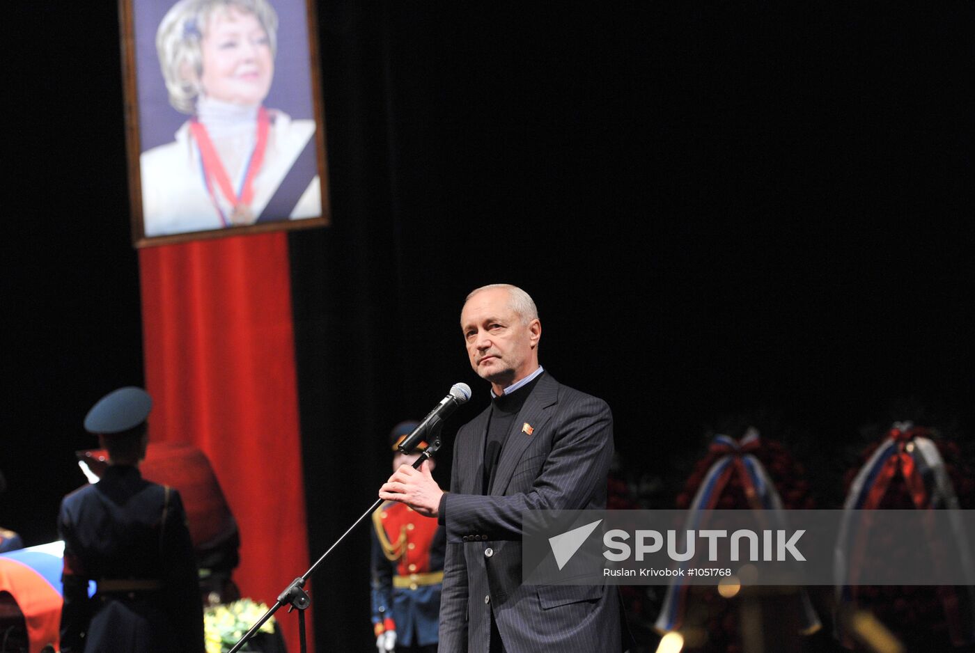 Final farewell paid to actress Ludmila Kasatkina