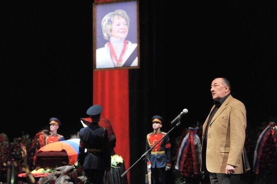 Final farewell paid to actress Ludmila Kasatkina