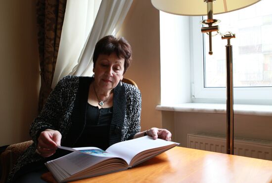 Writer Dina Rubina gives interview